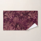 Brombeer-Wein-Muster  Badhandtuch Set (Handtuch)