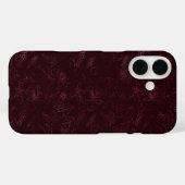 Brombeer-Wein-Muster Case-Mate iPhone Hülle (Rückseite (Horizontal))