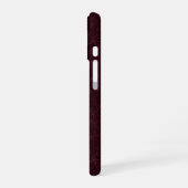 Brombeer-Wein-Muster iPhone 16 Hülle (Linke Seite)