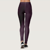 Brombeer-Wein-Muster Leggings (Rückseite)