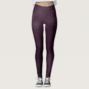 Brombeer-Wein-Muster Leggings