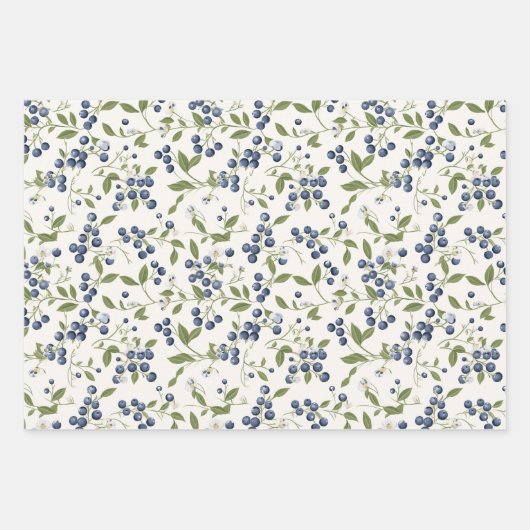 Brombeere Geschenkpapier Set (Vorderseite 2)