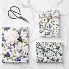 Brombeere Geschenkpapier Set