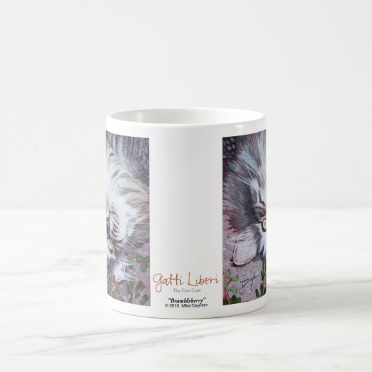 "Brombeere" von der Gatti Liberi Sammlung Kaffeetasse (Mittel)