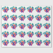 Brombeeren Geschenkpapier (Flach)