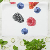 Brombeeren Küchentuch (Gefaltet)