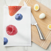 Brombeeren Küchentuch (Viertel Falte)