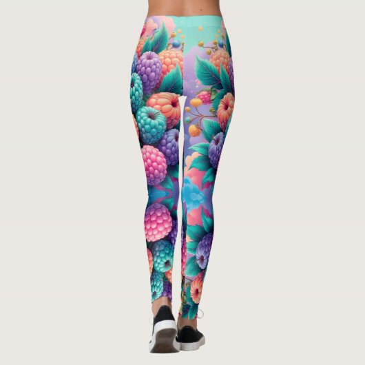 Brombeeren Leggings (Rückseite)