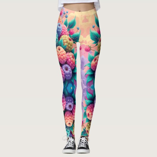 Brombeeren Leggings (Vorderseite)