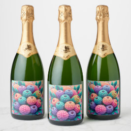 Brombeeren Schaumweinetikett