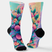 Brombeeren Socken (Gewinkelt)