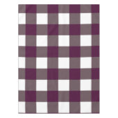 Brombeerlila Büffelkaromuster Tischdecke (Vorderseite)