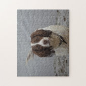 "Brombeerstrauch der Spaniel-" Laubsäge Puzzle (Vertikal)