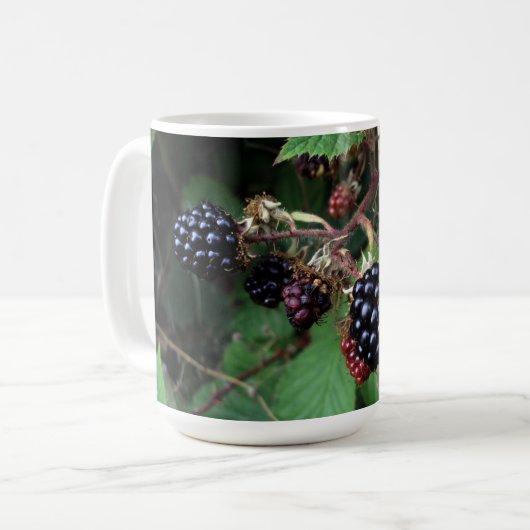 Brombeerstrauch-Tasse Kaffeetasse (Vorderseite Links)