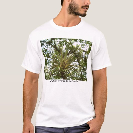 Bromeliad außerhalb Grutas De-La Estrella T-Shirt (Vorderseite)