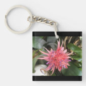 Bromeliad-Blume Schlüsselanhänger (Vorderseite)