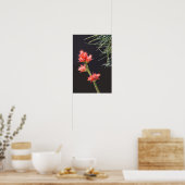 Bromeliad Blume und Stem Poster (Küche)