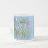 Bromeliad Blüten Mattglastasse (Vorderseite Links)