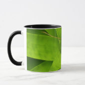 Bromeliad Green Botanical Fotografie Tasse (Links)