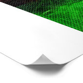 Bromeliad, Ölgemälde, Tropenkollektion Poster (Ecke)