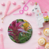 Bromeliad Paper Plate Pappteller (Party)