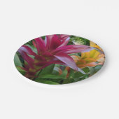 Bromeliad Paper Plate Pappteller (Schrägansicht)