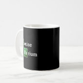 Bromine And Barium Periodic Table Chemistry Elemen Kaffeetasse (Vorderseite Links)