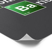 Bromine And Barium Periodic Table Chemistry Elemen Poster (Ecke)