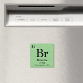 Bromine Periodic Table Magnet (In Situ (Geschirrspüler))