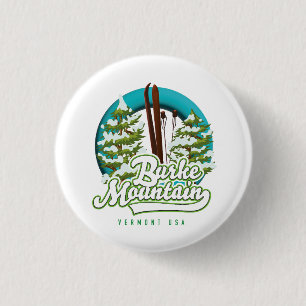 Bromley Mountain Peru Vermont US Ski Logo Button