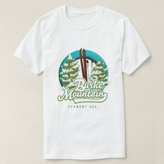Bromley Mountain Peru Vermont US Ski Logo T - Shir T-Shirt (Design vorne)