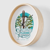 Bromley Mountain Peru Vermont US Ski Logo Uhr (Winkel)