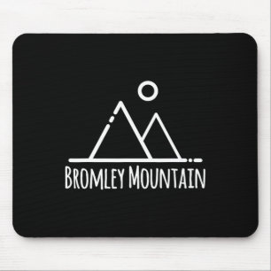 Bromley Mountain Skifahrer Skifahren Camping Wande Mousepad
