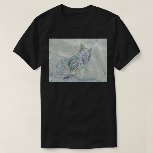 Bromley Resort Trail Map T-Shirt (Design vorne)