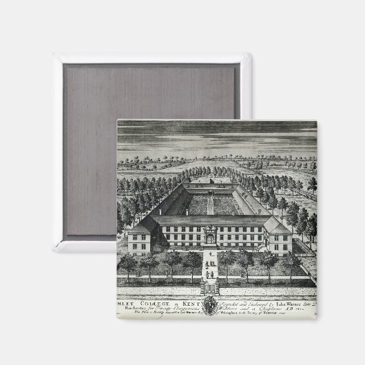 Bromley-Uni in Kent Magnet (Vorderseite/Rückseite)