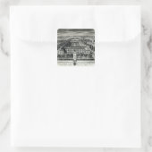 Bromley-Uni in Kent Quadratischer Aufkleber (Tasche)