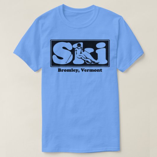 Bromley Vermont SKI Graphic for Skiing your favori T-Shirt (Design vorne)