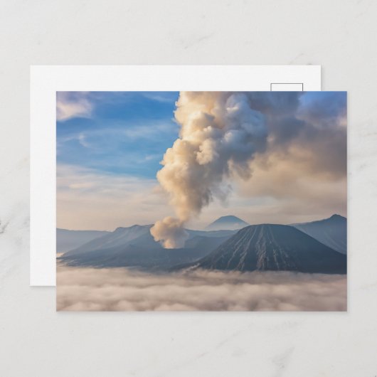 Bromo National Park Postkarte (Vorne/Hinten)