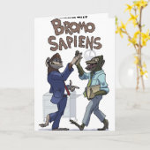 Bromo Sapiens (im Büro) Karte (Gelbe Blume)