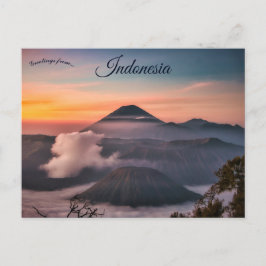 Bromo Tengger Semeru Nationalpark Indonesien Postkarte