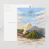 Bromo-Vulkan, Bromo Tengger Semeru N.P. Postkarte (Vorne/Hinten)