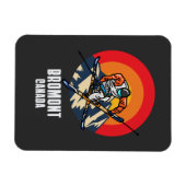 Bromont Ski Resort Quebec Kanada Magnet (Horizontal)
