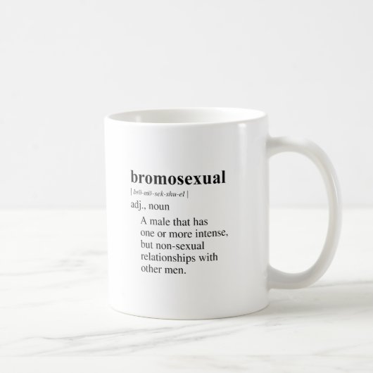 BROMOSEXUAL KAFFEETASSE (Rechts)