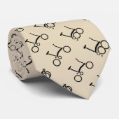 Brompton Bicycle Gemusterte Krawatte (Gerollt)
