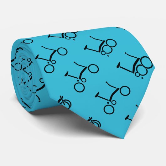 Brompton Bicycle Gemusterte Krawatte (Gerollt)