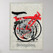 Brompton Bicycle Poster (Vorne)