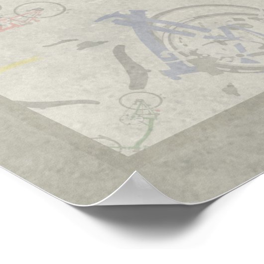 Brompton Bicycle Poster (Ecke)