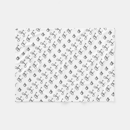 Brompton faltendes Fahrrad-Fahrrad Fleecedecke (Vorderseite (Horizontal))