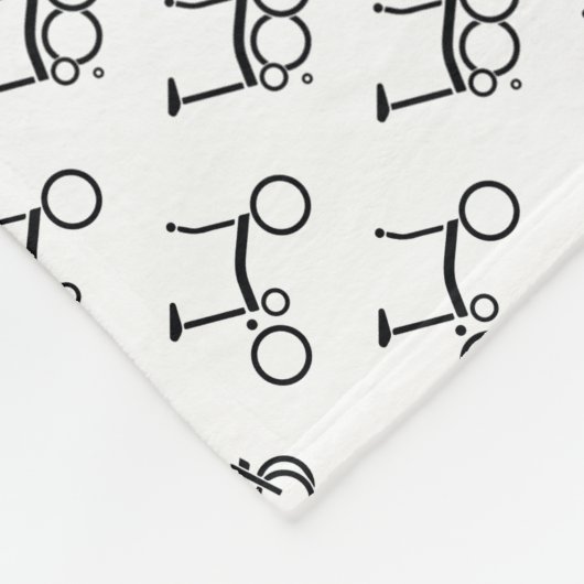 Brompton faltendes Fahrrad-Fahrrad Fleecedecke (Ecke)