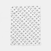 Brompton faltendes Fahrrad-Fahrrad Fleecedecke (Vorderseite)